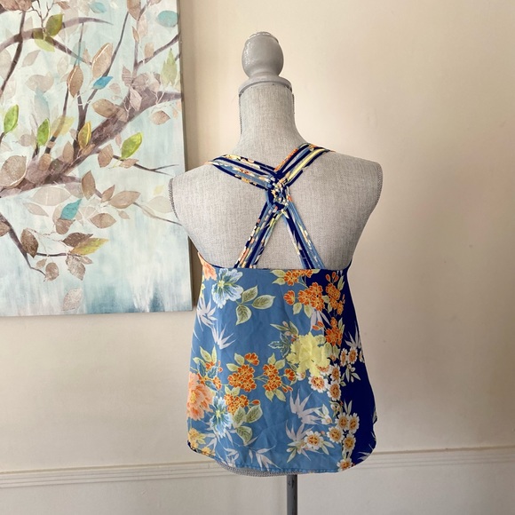 GUESS SLEEVELESS SLIP ON FLORAL SPRING SUMMER TOP SIZE EXTRA SMALL 🌟EUC🌟 - Picture 5 of 14